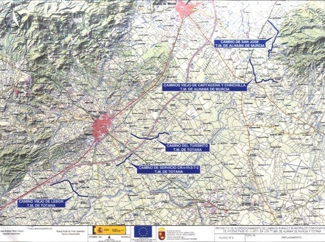 La Comunidad Autnoma acondicionar los caminos rurales del Turbinto y Camino Viejo de Lbor 