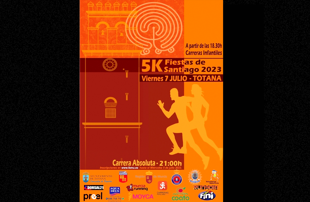 El 5 de julio se cierra el plazo de inscripción de la Carrera Popular 5K “Fiestas de Santiago”