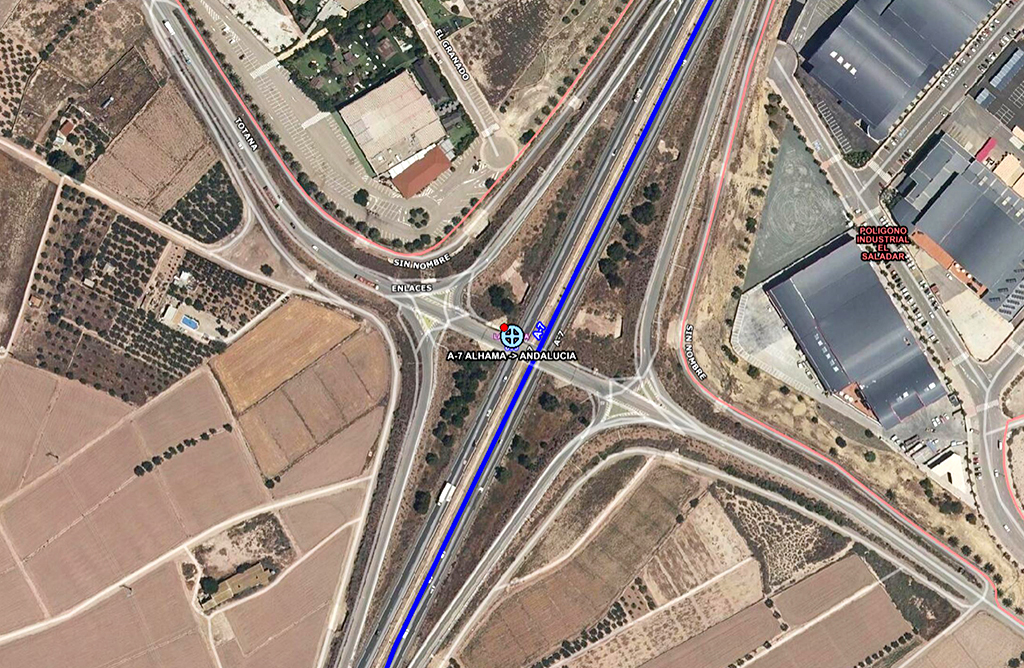 Cinco heridos en un accidente en la A-7