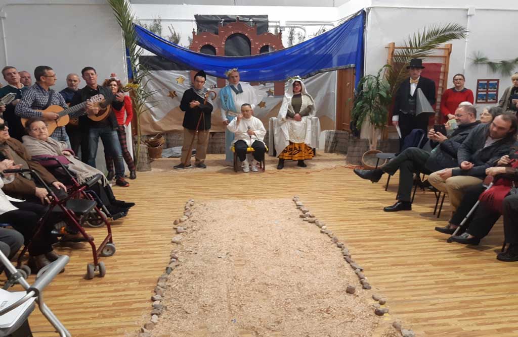 Los Centros de Da para la Discapacidad del Ayuntamiento de Totana celebran el tradicional Beln Viviente