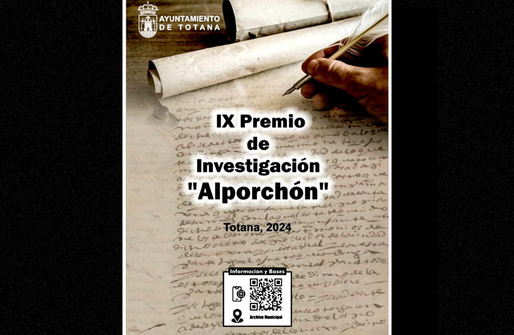 Los trabajos para optar al IX Premio “Alporchón” se pueden presentar hasta el 17 de marzo de 2025