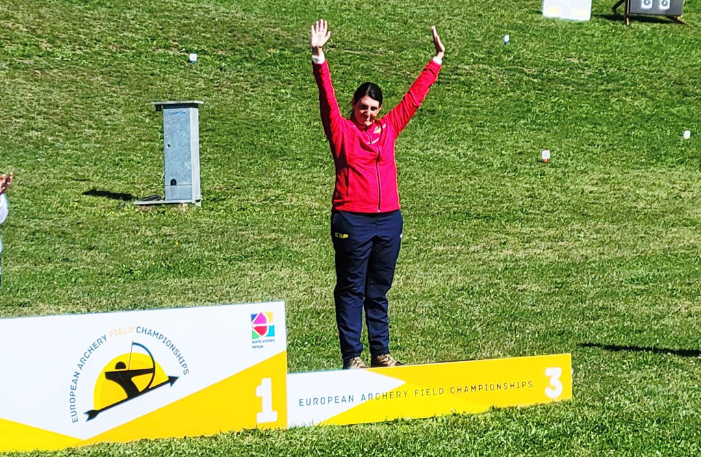 Ana Cano se hace con una plata y un bronce en el Campeonato Europeo de Tiro con Arco