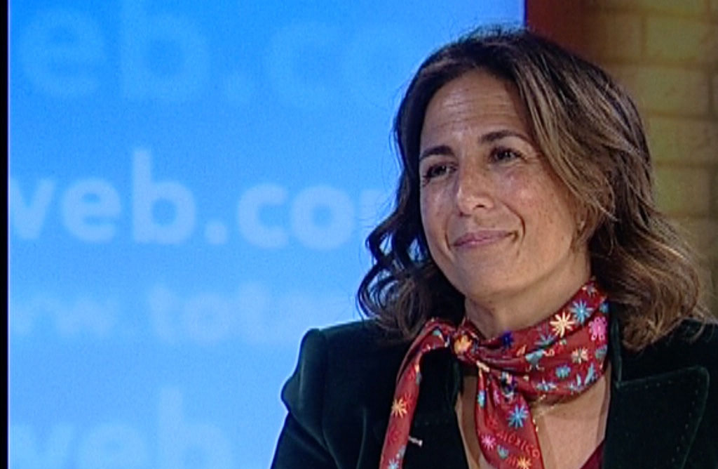 Entrevista a Isabel Borrego en canal 6 candidata del partido popular al congreso por la región de Murcia.
