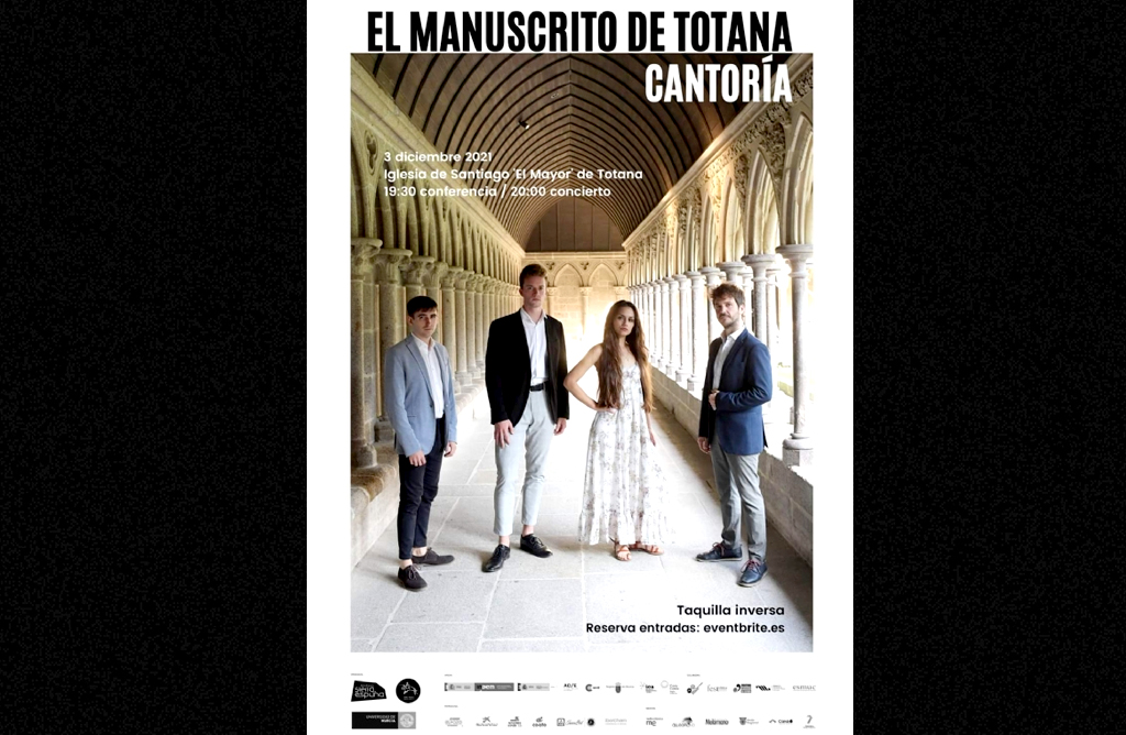 “El Manuscrito de Totana”, por primera vez en vivo en la Iglesia de Santiago