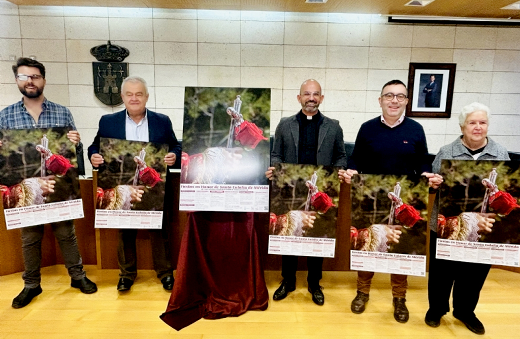 La mano de Santa Eulalia ilustra el cartel de la programacin religiosa de las Fiestas Patronales