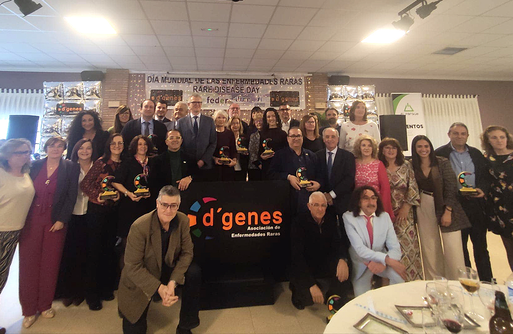 La Asociacin de Enfermedades Raras DGenes entreg sus Premios 2025 en el transcurso de su comida anual 