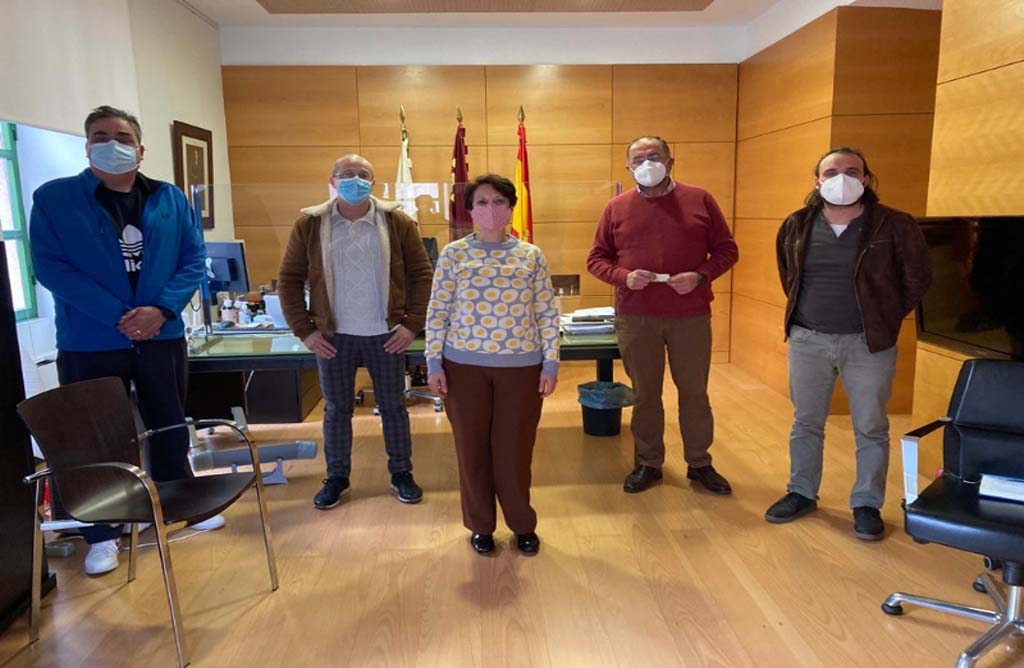 El alcalde de Totana se reúne con representantes de la nueva Federación de Comercio de la Región de Murcia