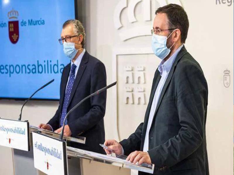 El comite Covid en la region de Murcia anuncia la flexibilizacion de las medidas  de prevencion ante los buenos datos.