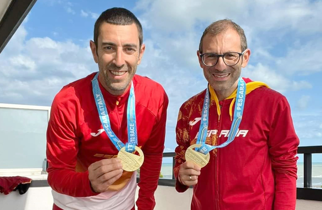 El totanero Juan Emilio Miras se proclama Campen de Europa de Cross M40 por equipos