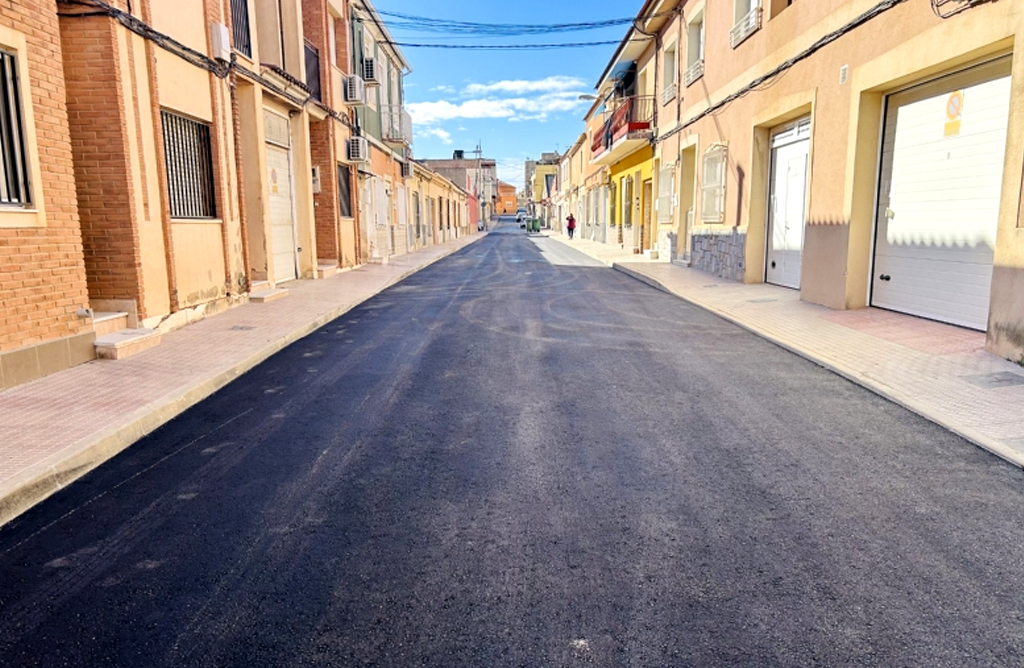 Las Calles Virgen de Begoa y Teniente Prez Redondo ya tienen lista su red de agua y pavimento