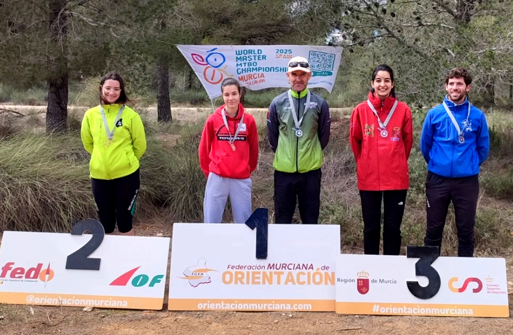 El Club Totana Orientacin se hace con cinco medallas en el Campeonato Regional de Larga Distancia