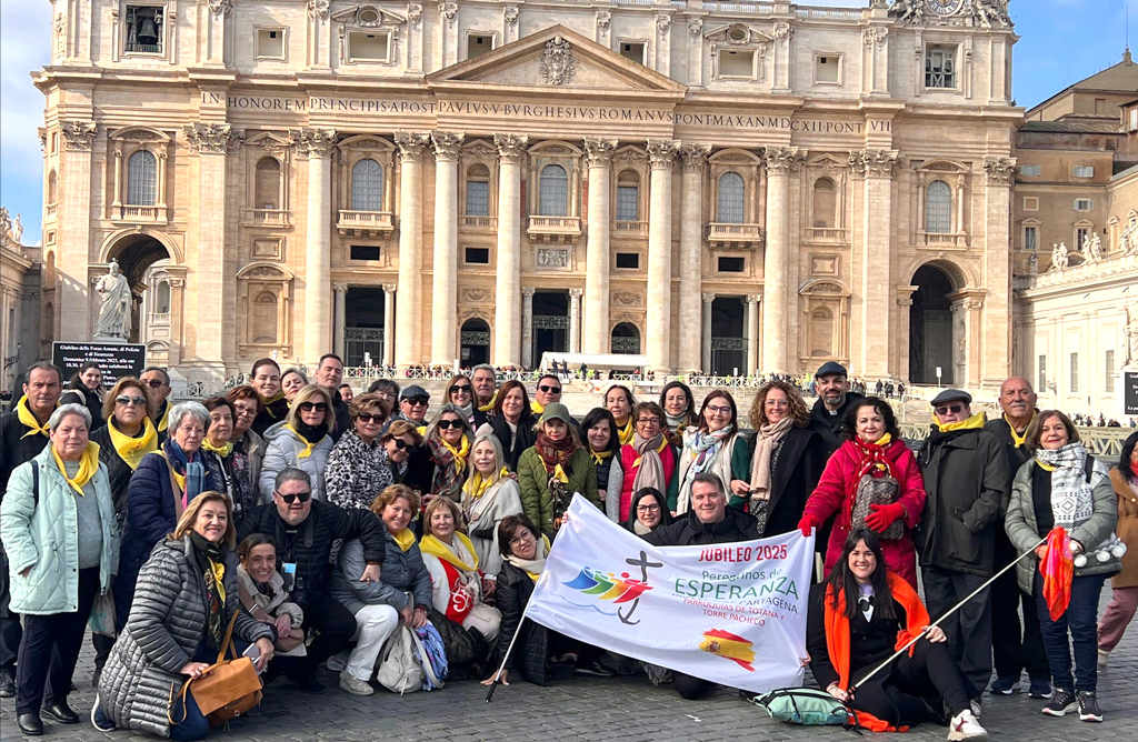 La Hermandad de Jess en el Calvario y Santa cena peregrinar a la Vera Cruz de Caravaca