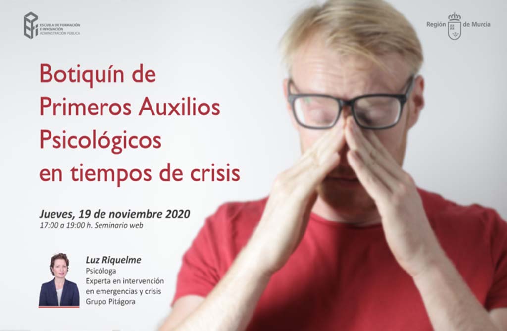 Un seminario enseña a ofrecer primeros auxilios psicológicos a los más afectados por la pandemia