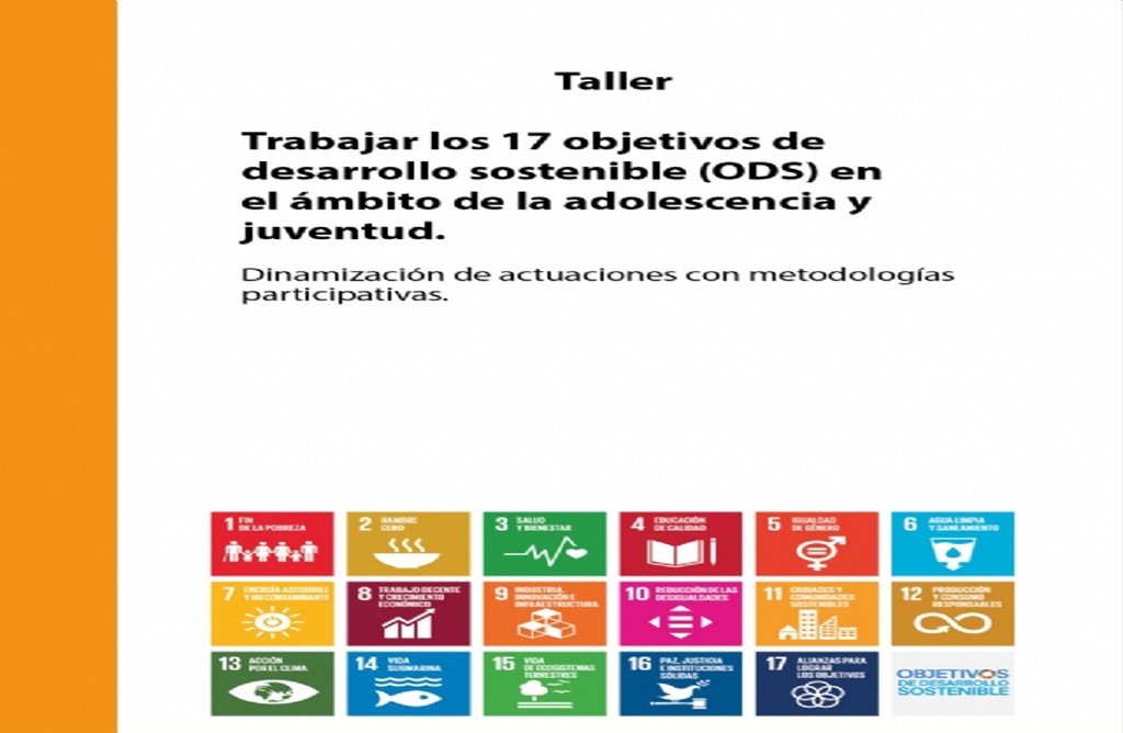 Juventud colabora en la organizacin del Taller Trabajar los 17 objetivos de desarrollo sostenible en el mbito de la adolescencia y juventud